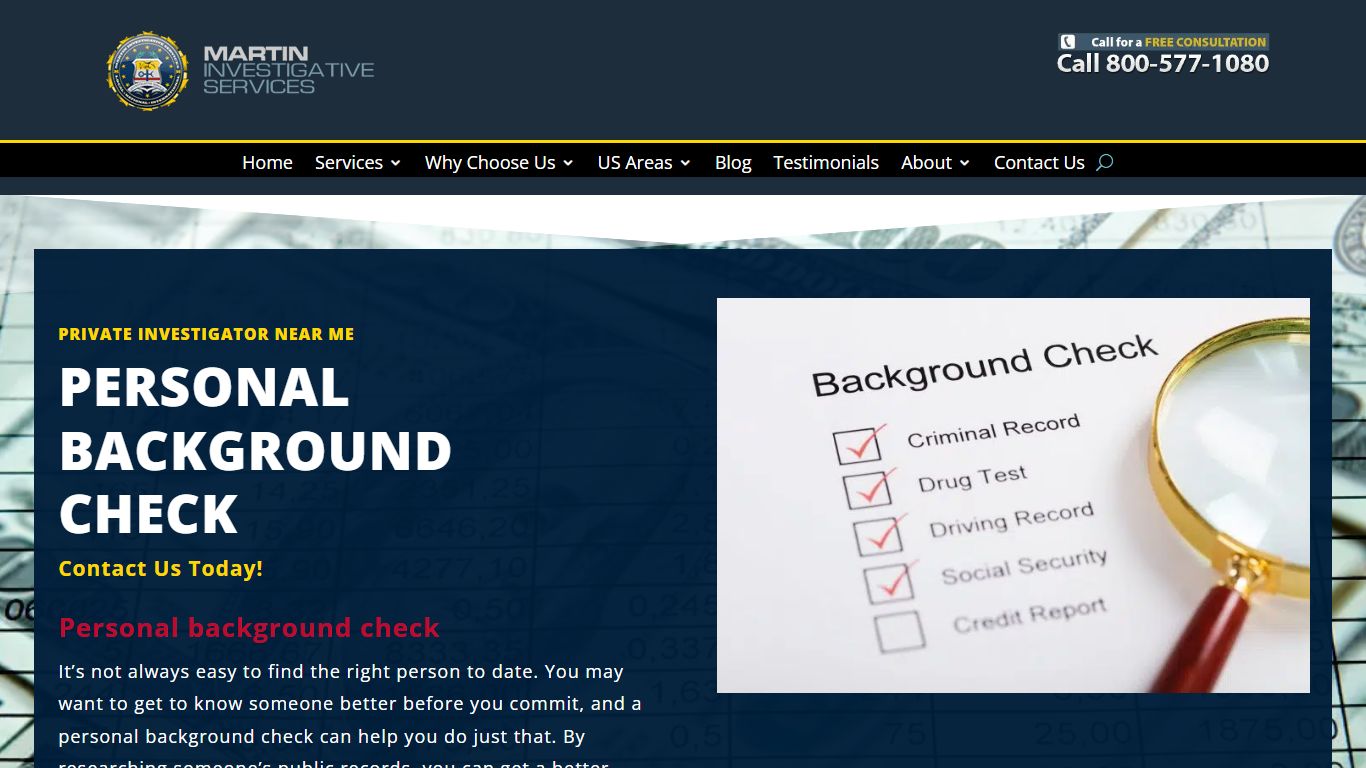 Personal Background Check